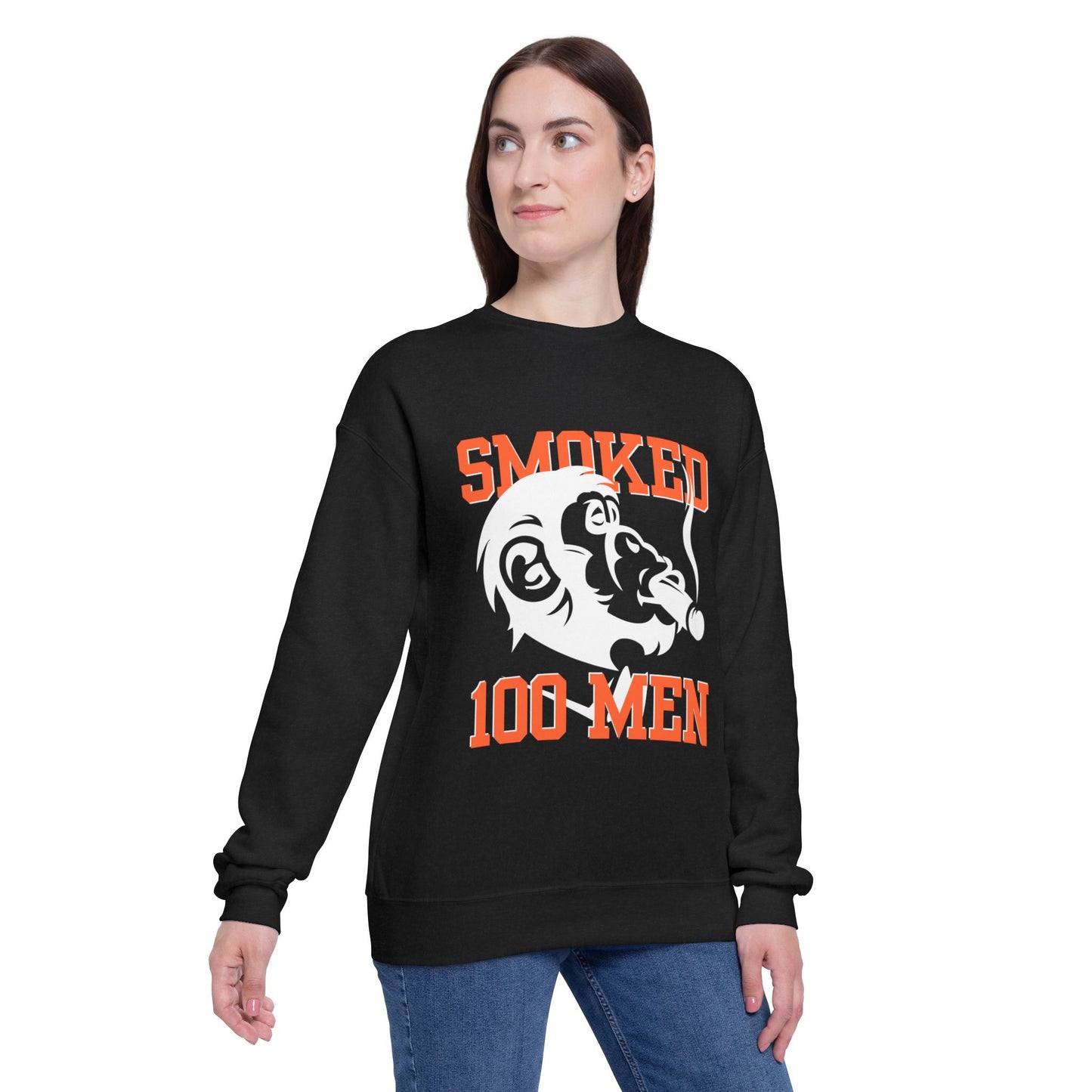 Smoked 100 Men Unisex Drop Shoulder Sweatshirt